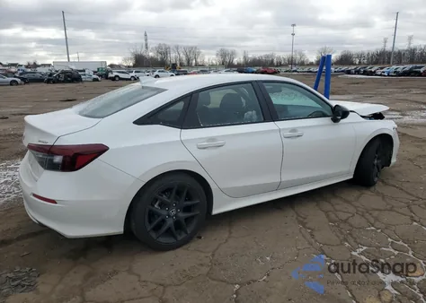 2025 Honda Civic Sport из США, поврежденный, VIN 2HGFE2F52SH523501